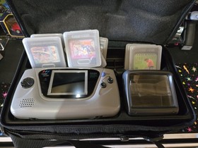 Sega Game Gear USA Region Recapped W/ 11 Games Wide View & Carry Case