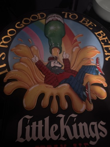 Little King Cream Ale Lighted Beer Sign By Schoenling Brewing Co. Cinti. Ohio