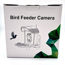 Smart Solar Powered Bird Feeder Camera -Cyan Blue