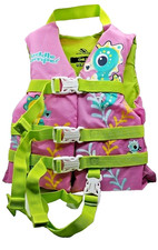 Stearns Puddle Jumper Life Jacket Pink 30  50 lbs USCG Approved Girls NWT