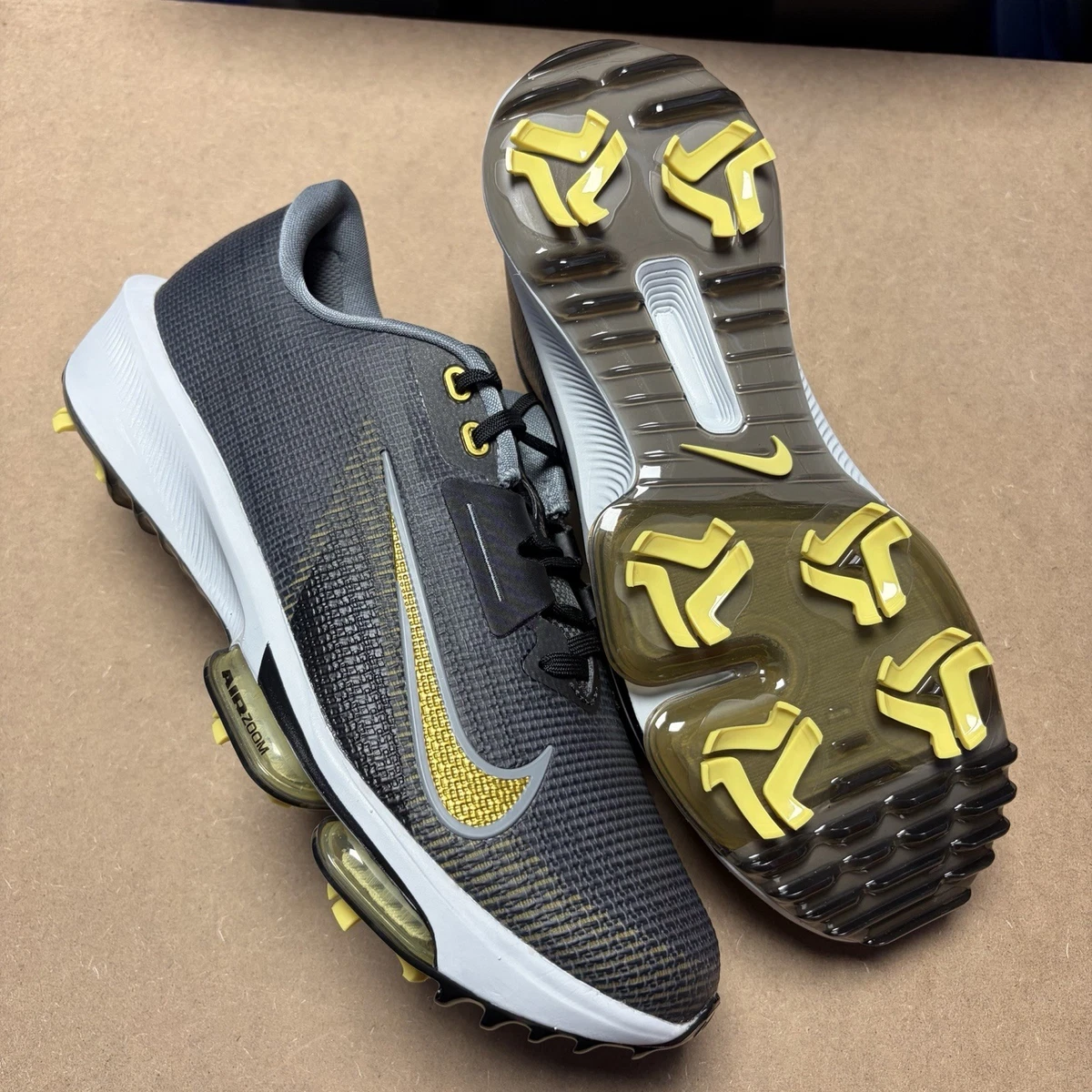 Nike Air Zoom Infinity Tour 2 Golf Wide Black Infinite Gold for