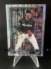 2025 Topps Series 2 - Edward Cabrera #371 Exclusive Tinsel Foil 