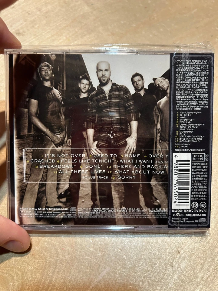 DAUGHTRY - ST JAPAN EDITION RELEASE CD OBI STRIP AUTHENTIC Foto 2 de 2
