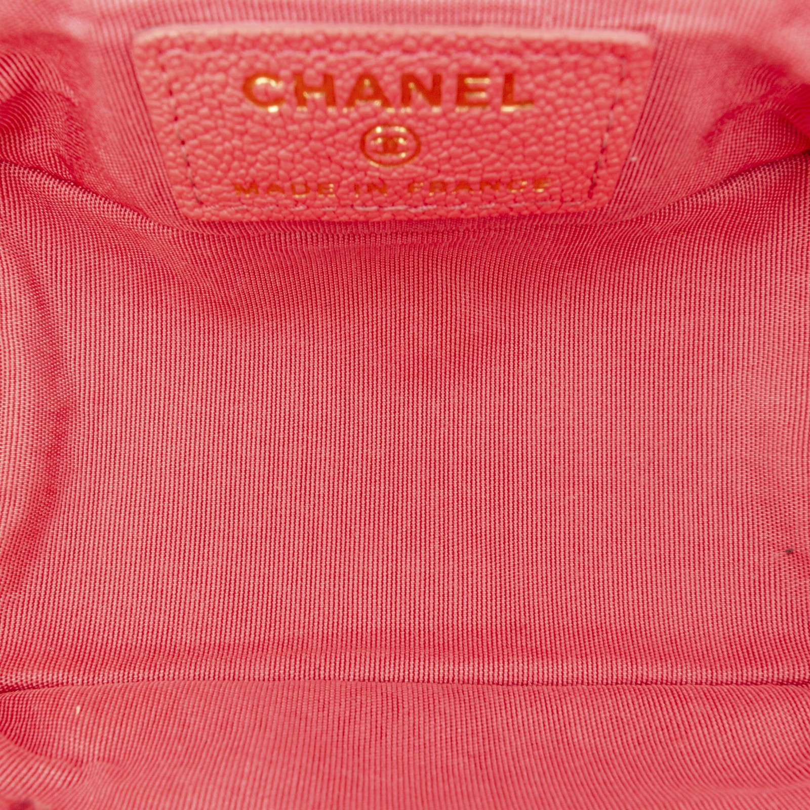 Authenticated Chanel Micro Caviar Chain Pink Leat… - image 7