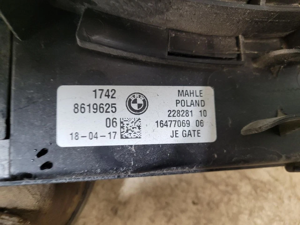 Radiator Fan Motor Fan Assembly Radiator 850 Watt Fits 16-19 BMW 750i 2050507 - Изображение 2 из 4