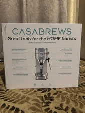 Casabrews Silver 20-Bar Espresso Machine New