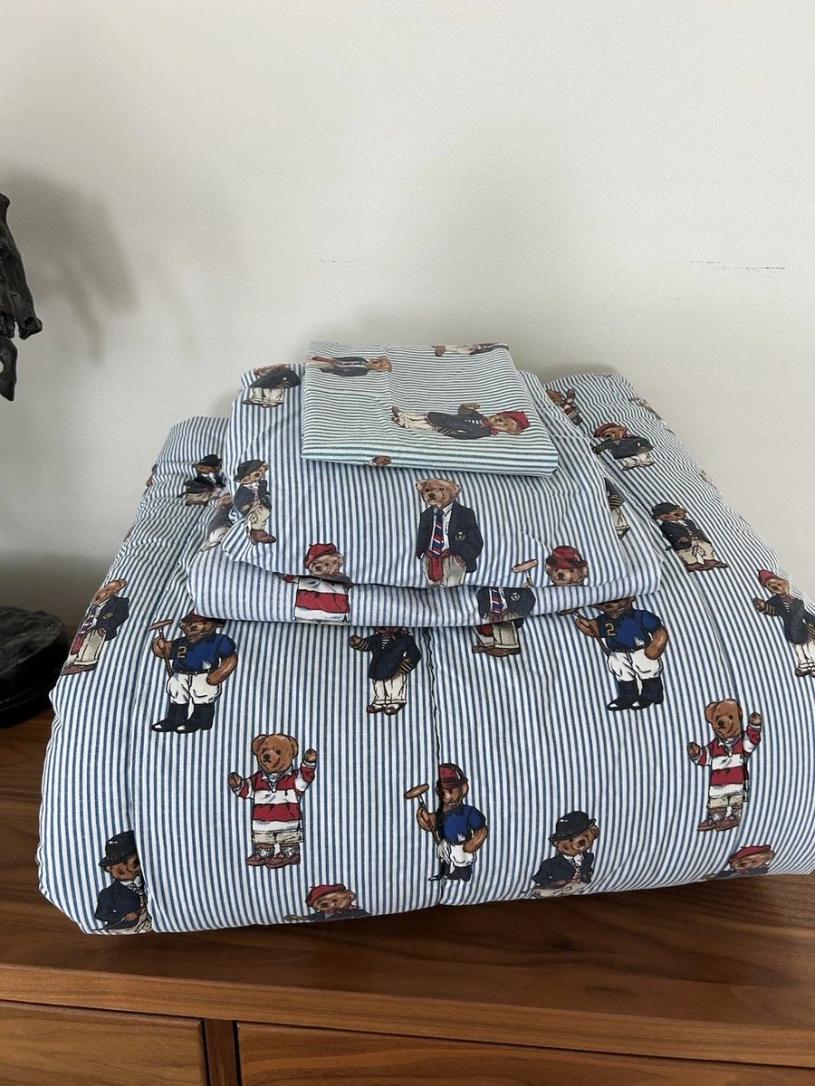 Sets Bedding & Comforters In Bedding Bear Lauren Ralph ♥️ラルフローレンBear柄フィッティッドシーツ タイムSALE for eBay | sale シーツ・カバー