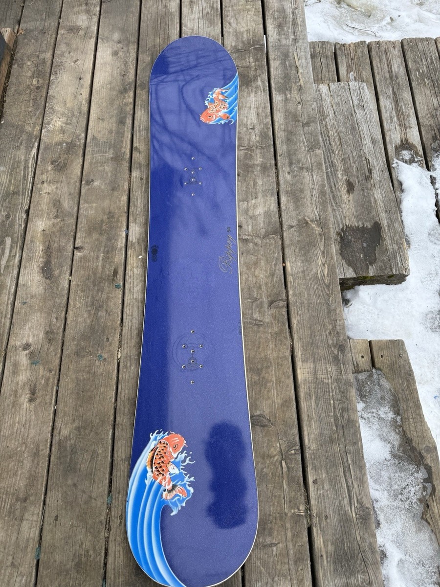 RARE 1997 vintage Burton Jim Rippey 54 154 snowboard Royal blue