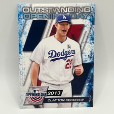 2021 Topps Opening Day Outstanding Opening Day Clayton Kershaw #9 LAD