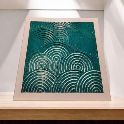 Silver Lining 3D Floral Texture Art| Textured Flower Painting| Unique Gift| Home