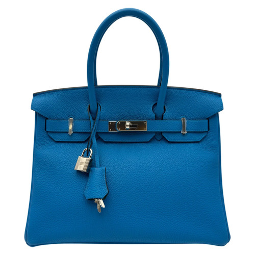 HERMES Birkin 30 Verso Handbag A Stamp #OKB335
