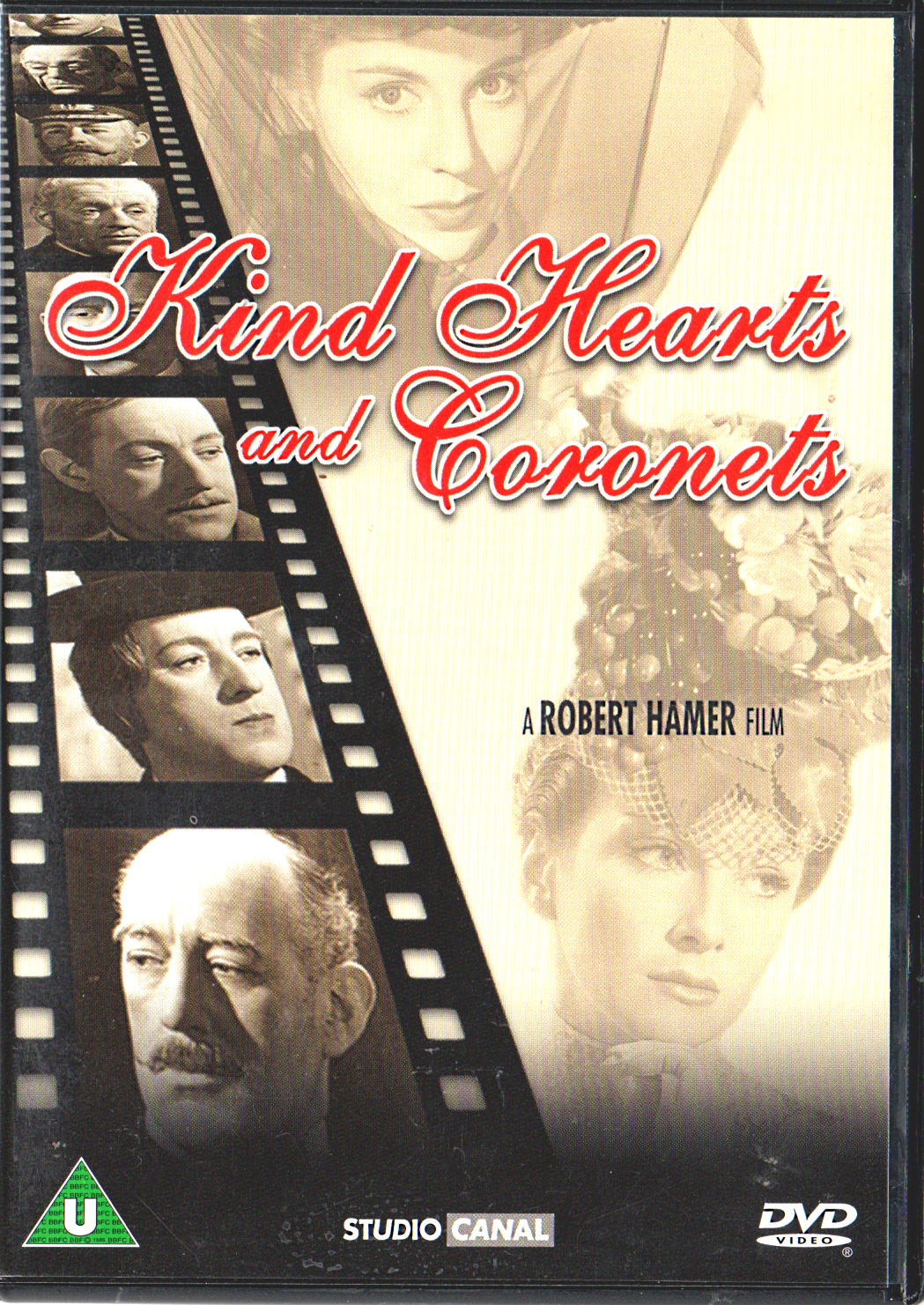 Kind Hearts and Coronets - DVD - U - Ealing Black Comedy Movie - FAST POST
