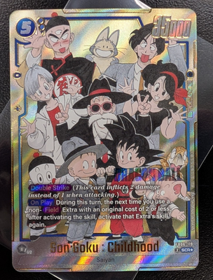 Son Goku : Childhood FB06-119 Secret Rare Manga Booster 02 Dragon