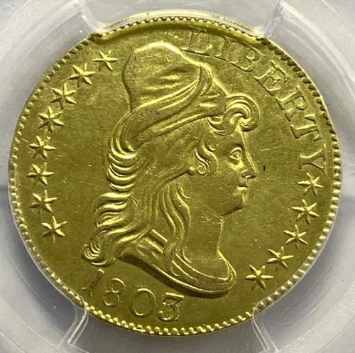 1803/2 Gold Half Eagle- PCGS AU Details,  Beautiful Type Coin!