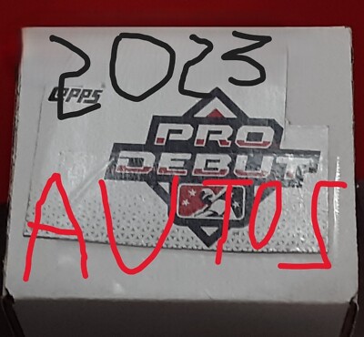 2023 Topps Pro Debut Autographs. Find your Player New Discounts April 20!!