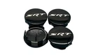 4PCS SET Gloss Black SRT Wheel Center Caps For SRT Hellcat 2015-2020 Rim Covers