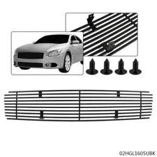 Front Upper Bumper Billet Grill Grille Insert Fit For 2009-2014 Nissan Maxima