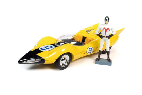 Auto World Speed Racer Shooting Star mit Racer X Figur Maßstab 1:18 Diecast - Bild 3 von 8