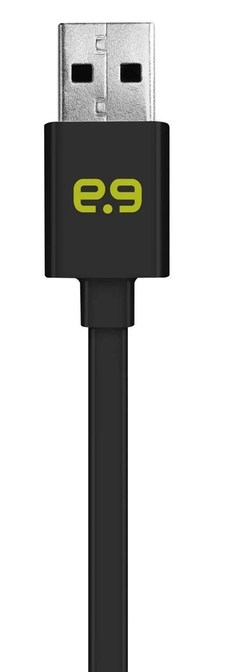 Cable de sincronización de carga plana PureGear para dispositivos USB Lightning - negro 48" CAJA ABIERTA Foto 2 de 4