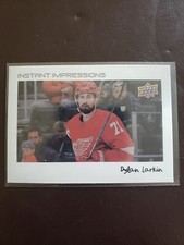 2022-23 Dylan Larkin Instant Impressions Upper Deck Series 2 Hockey Detroit Red