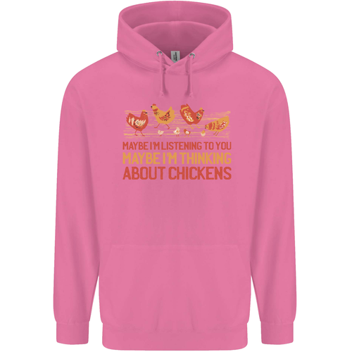 Thinking About Chickens Funny Farm Farmer Childrens Kids Hoodie - Picture 72 of 84