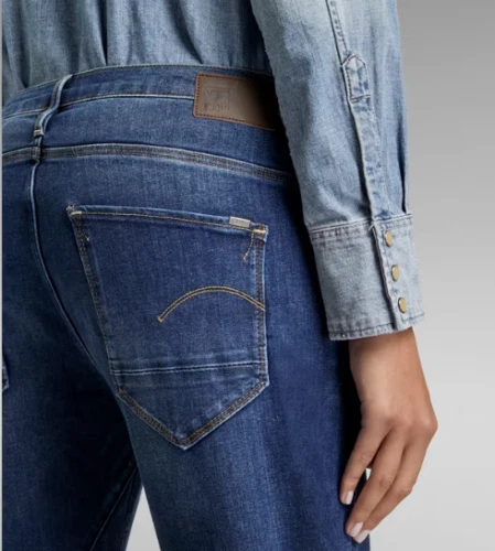 G-Star RAW ARC Jeans 3D Low Waist Boyfriend Denim BNWT £130 Medium Indigo Aged - Image 3 of 4