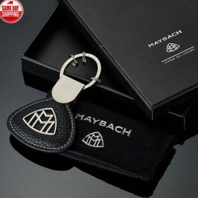 Nappa Leather Keyring Key Chain for Mercedes Maybach E S Class W222 W221 W223