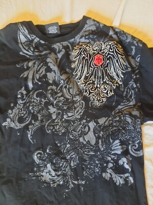 VICTORIOUS Urban Couture Mens Sz 2XL Stoned Gems Embroidered