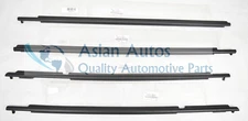 Genuine 4Runner 2010-2020 Door Belt Molding Weatherstrip Front & Rear Set Black