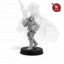 The Pilot Artel W 28mm Imperial Guard Commander Miniature