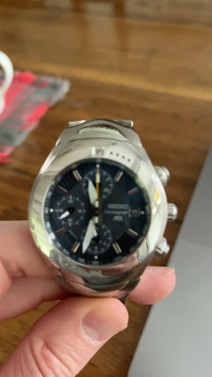 SEIKO クロノグラフ MX made in Japan 7T62-0A40 SEIKO クロノグラフ MX made in Japan 7T62-0A40