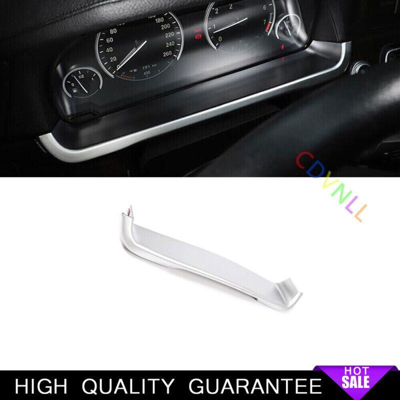 Car Dashboard Frame Decor Cover Trim Fit For BMW 5 Series 2011-2017 Matte Silver