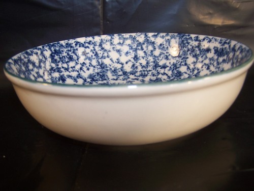 Tienshan Folk Craft Cabin In The Snow / Country Cabin Soup / Cereal Bowl 6 1/2" - Picture 2 of 4