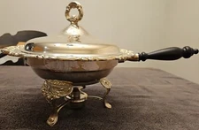 Oneida Buffet Chafing Dish Dumaurier Baroque Rococo Chased 