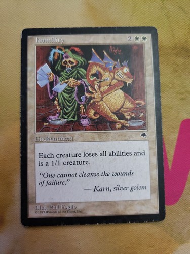 1x Humility HP/MP , English Tempest MTG Magic