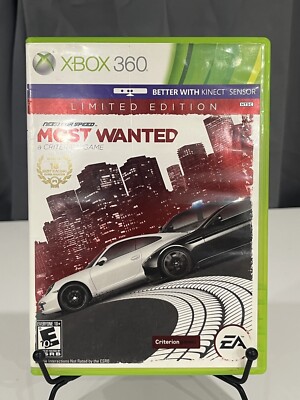 Need for Speed: Most Wanted Limited Edition (Microsoft Xbox 360, 2012) CIB
