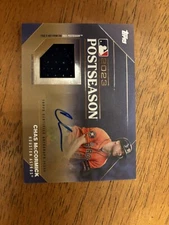 2024 Topps Chas McCormick 2023 Relic Auto Gold 14/25