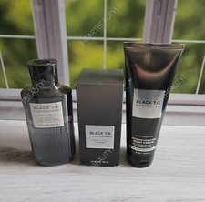 bath and body works men's collection black tie body wash body cream cologne