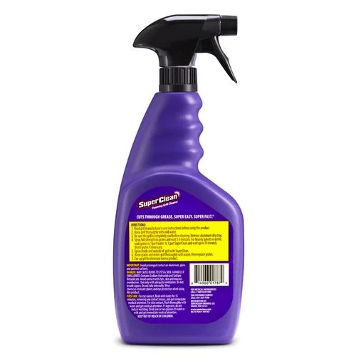 Super Clean No Scent BBQ Grill Cleaner Foam 22 oz (Pack of 6)