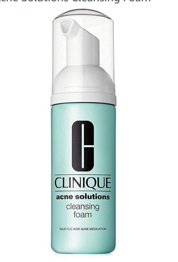 1227 CLINIQUE Acne Solutions Soap Cleansing Foam Travel Size 1.7oz 50ml
