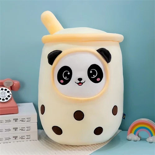 Bubble Tea Kuscheltier Plüschtier Boba Tee Kissen Plushie Plüsch Kissen Puppe DE - Bild 46 von 46