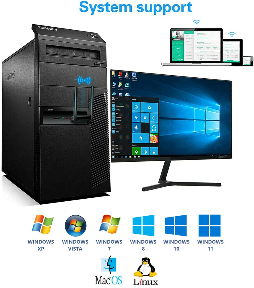 1300Mbps USB 3.0 Dual Band WiFi Dongle 5.8GHz/2.4G Wireless Network Adapter - Image 3 of 4