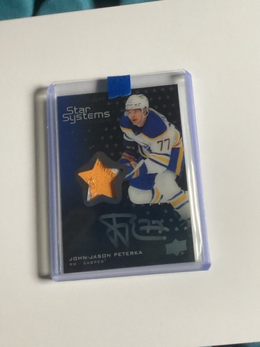 21-22 Upper Deck Premier Hockey Star Systems Rookies John-Jason Peterka Sabres - Picture 14 of 14