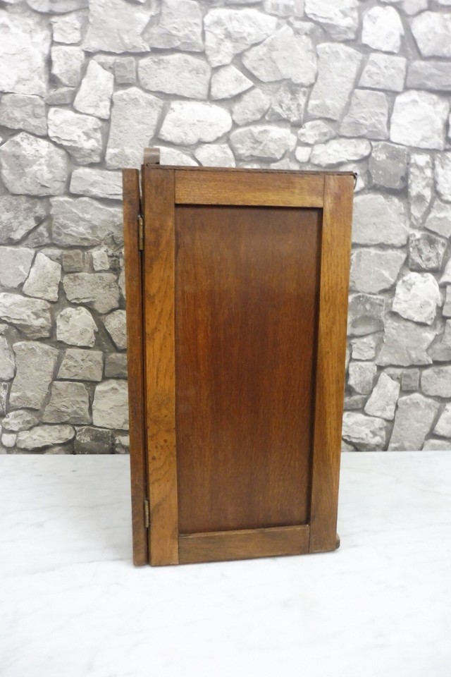 Antique Wooden Wall Bathroom Medicine eBay