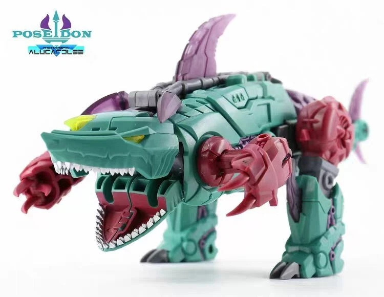 TFC Toys Poseidon P-02 P02 Overbite Cyberjaw Piranacon ActionFigure New in Stock - Image 4 of 4