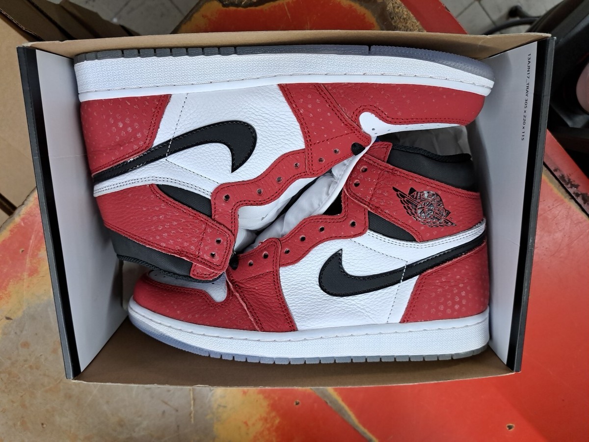 Size 9.5 - Marvel x Jordan 1 Retro OG High Spider-Man Origin Size 9.5 - Marvel x Jordan 1 Retro OG High Spider-Man Origin
