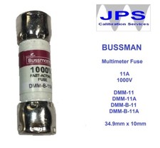 BUSS DMM-11A FUSE 1000V FLUKE Digital Multimeter Replacement Fuse JPSF033