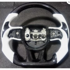 Steering Wheel White For Dodge Charger Challenger Durango Srt 2015 Carbon Fiber Steering Wheel White For Dodge Charger Challenger Durango Srt 2015 Carbon Fiber