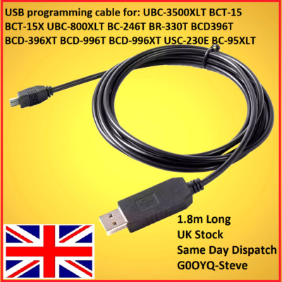 Usb-Kabel Uniden Bearcat BR-330T BCD396T BCD-396XT BCD-996T BCD-996XT BC-95XLT