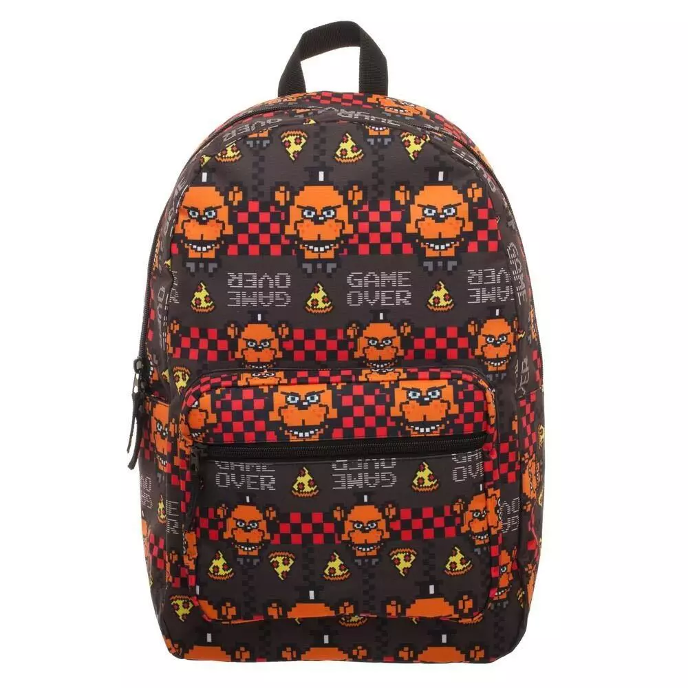 Five Nights at Freddys Backpack FNAF Game Over 16 Book Bag